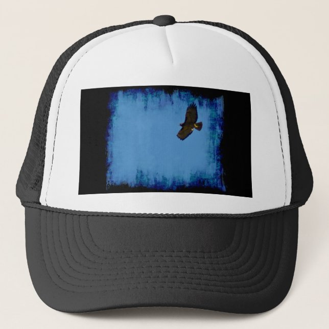 Red Tailed Hawk in Flight Trucker Hat (Front)