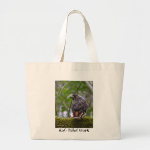 Red-Tailed Hawk Large Tote Bag