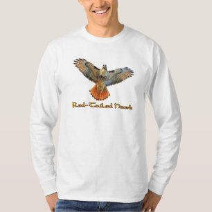 Red-Tailed Hawk Long T-Shirts