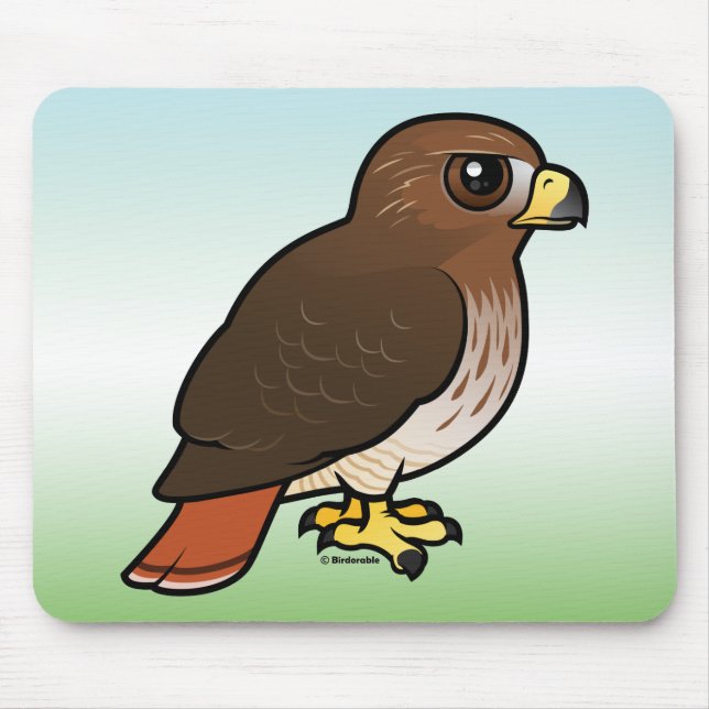 Red-tailed Hawk Mouse Pad (Front)