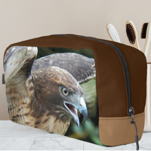 Red-tailed Hawk Nature Photo Dopp Kit