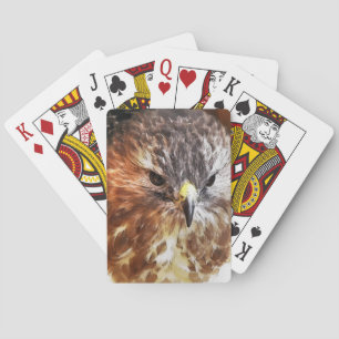 RED TAILED HAWK PLAYING CARDS