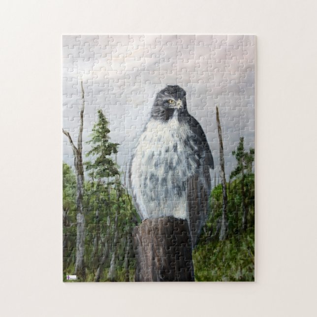 Red Tailed Hawk Puzzle (Vertical)