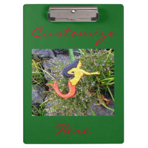 Red-tailed sirena mermaid clipboard
