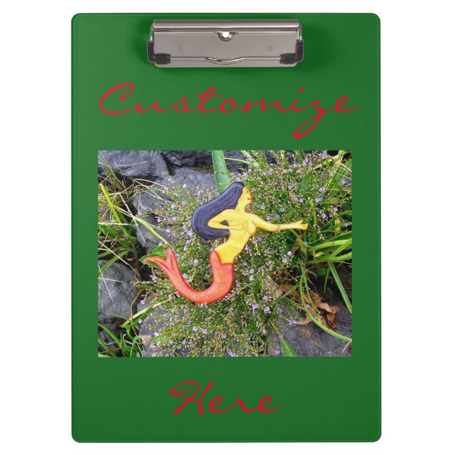 Red-tailed sirena mermaid clipboard (Front)