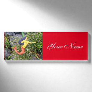 red-tailed sirena mermaid name tag