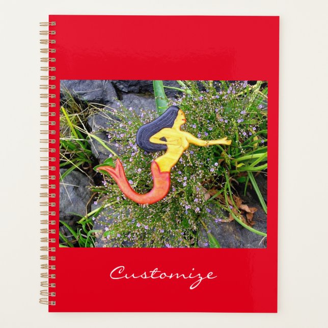 red-tailed sirena mermaid planner (Front)