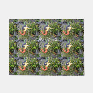 red-tailed sirena mermaids doormat