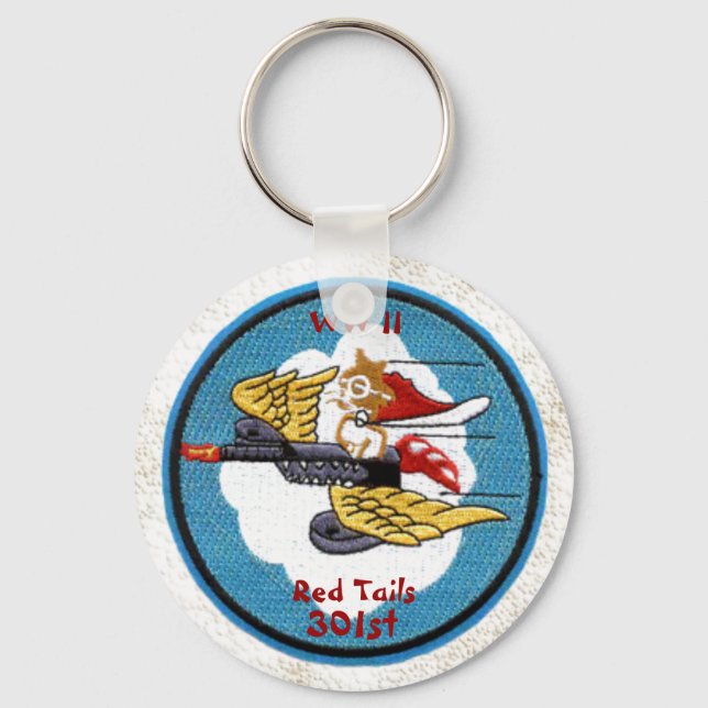 Red Tails - 301st Fighter Squadron Key Ring (Front)