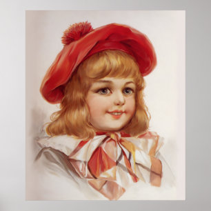 Red Tam Girl Poster