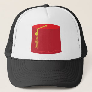 Red Tarboosh Trucker Hat