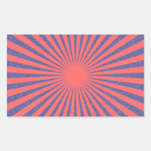 Red Target - Rectangular Sticker