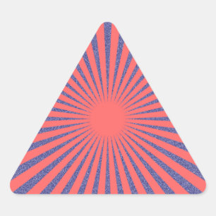 Red Target - Triangle Sticker