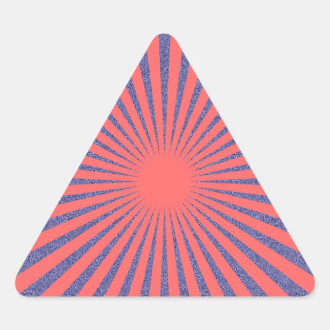 Red Target - Triangle Sticker (Front)