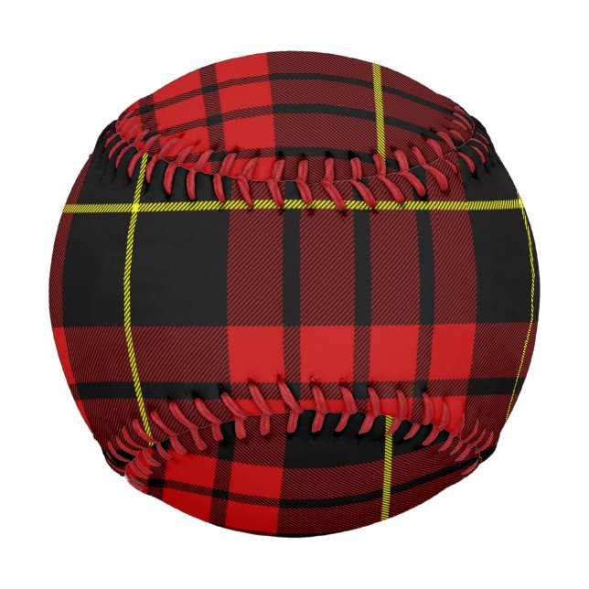 Red Tartan Baseball (Back)