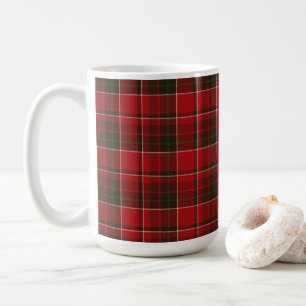 Red Tartan Check Coffee Mug