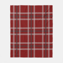 Red Tartan Chequered Traditional Scottish Plaid