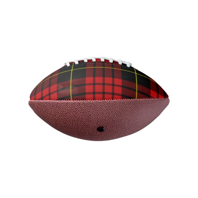 Red Tartan Mini Football (Rotated 270)