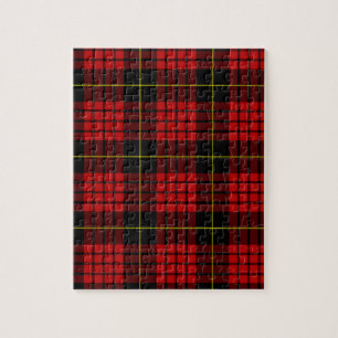 Red Tartan Photo Puzzle