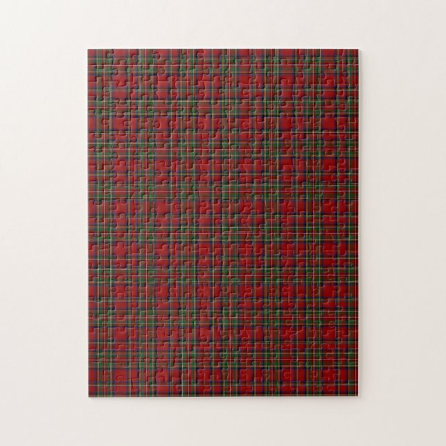 Red Tartan Puzzle (Vertical)