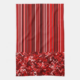 Red tea towel