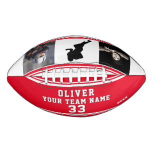 Red Team Name Player Number 2 Photo Football