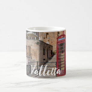 Red telephone booth in Valletta Malta Coffee Mug