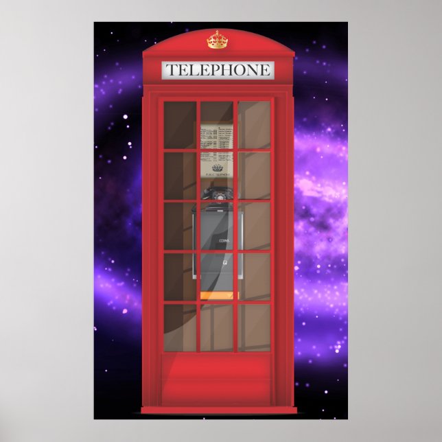 Red Telephone Box Poster (Front)