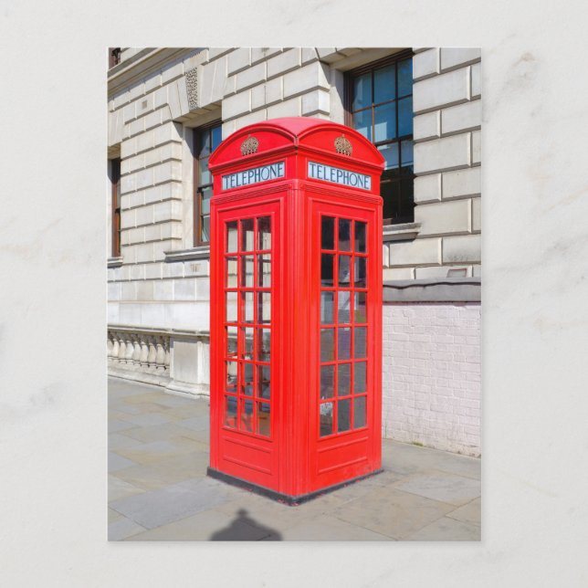 Red Telephone Box, Westminster London Postcard (Front)