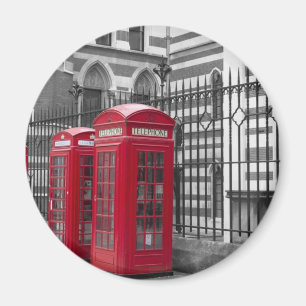 Red Telephone boxes Magnet