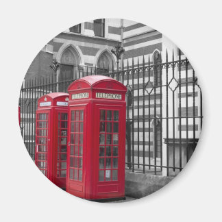 Red Telephone boxes Magnet