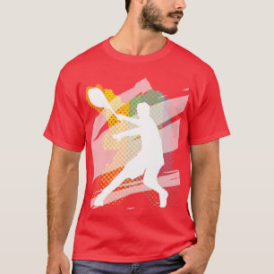 Red Tennis T shirt