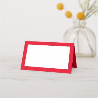Red Tent Style Place Cards
