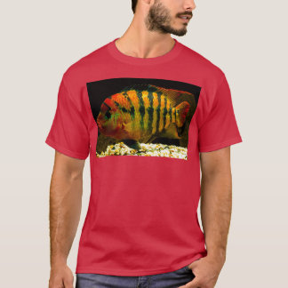 Red Terror Cichlasoma festae female T-Shirt
