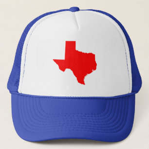 Red Texas Trucker Hat