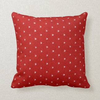 Red Textile Pattern Cushion
