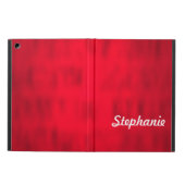 Red Textured Cover For iPad Air (Outside)