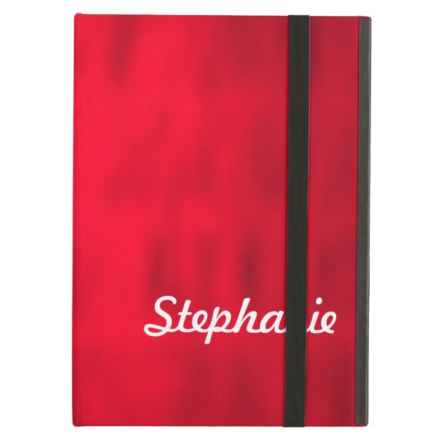 Red Textured Cover For iPad Air (Front Closed)
