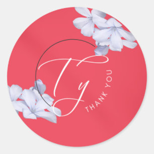 Red Thank You sticker