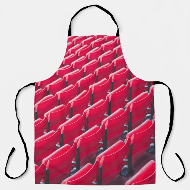 Red theatre chairs apron (Front)