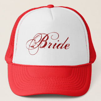 Red theme simple Bride hat