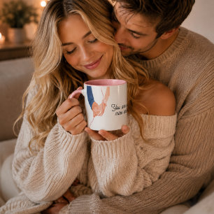 Red Thread of Fate – Soulmate Hand-Holding Love Ar Mug