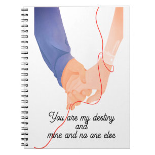 Red Thread of Fate – Soulmate Hand-Holding Love Ar Notebook