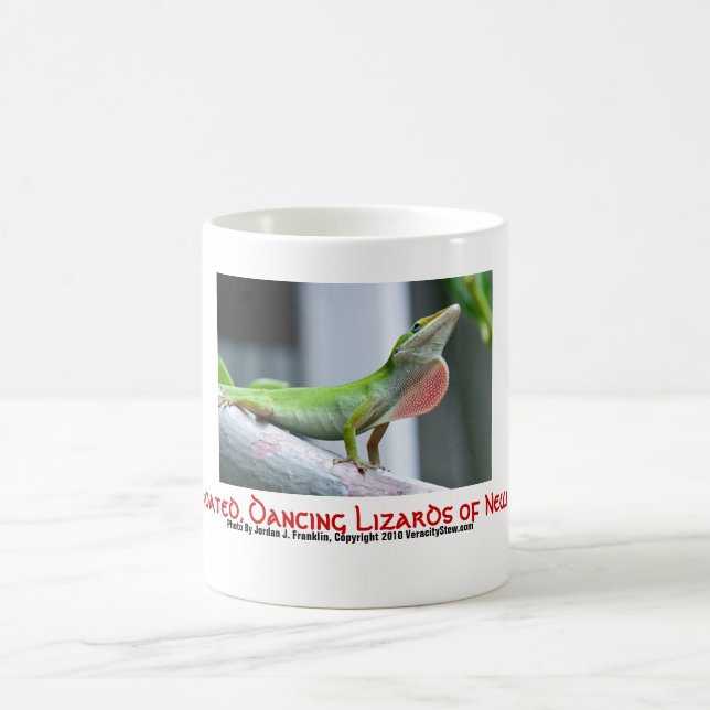 Red-Throated, Dancing Lizards of New Orleans Mug (Center)