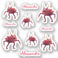 Red TickToc Monster -