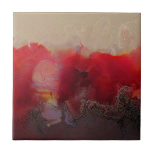 Red Tide Ceramic Tile