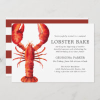 Red Tide | Lobster Bake Birthday | Red Stripes