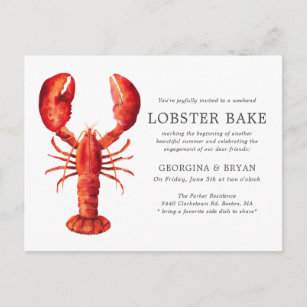 Red Tide   Lobster Bake Postcard