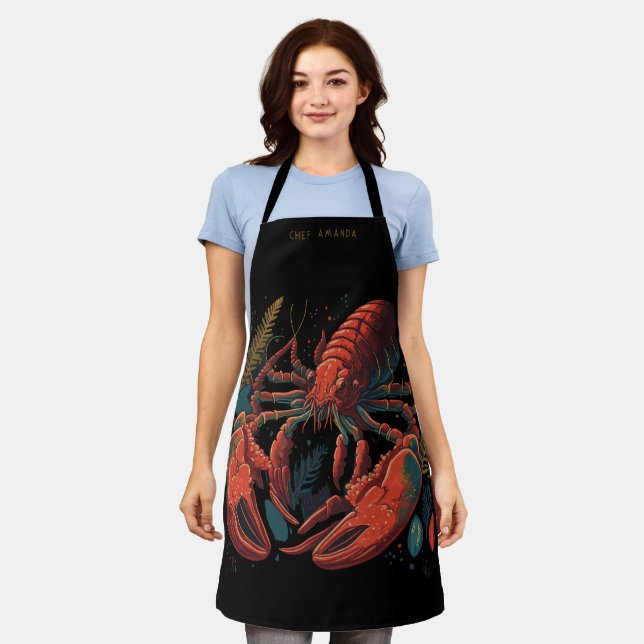Red Tide Lobster | Chef Name Apron (Worn)