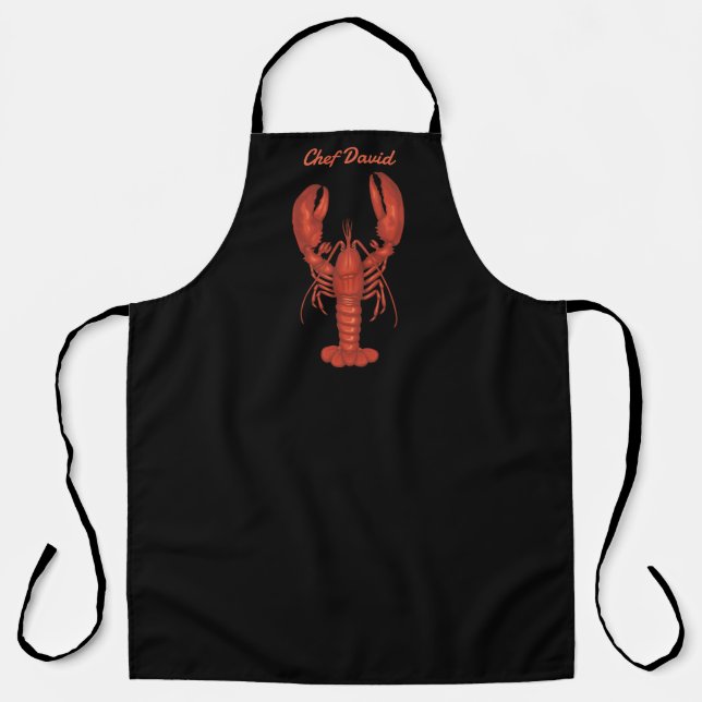 Red Tide Lobster | Chef Name Apron (Front)